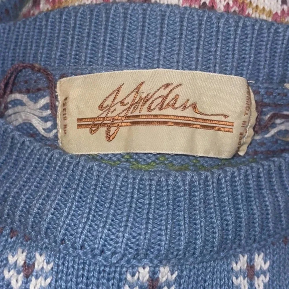 Vintage J Jordan Women’s Crewneck Acrylic Blend Sweater Size Small - Picture 3 of 8